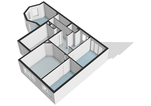 Floor plan - Henriëtte Ronnerstraat 1H, 1073 KM Amsterdam 